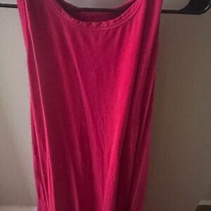 Universal Standard Fuchsia Sleeveless Midi Dress